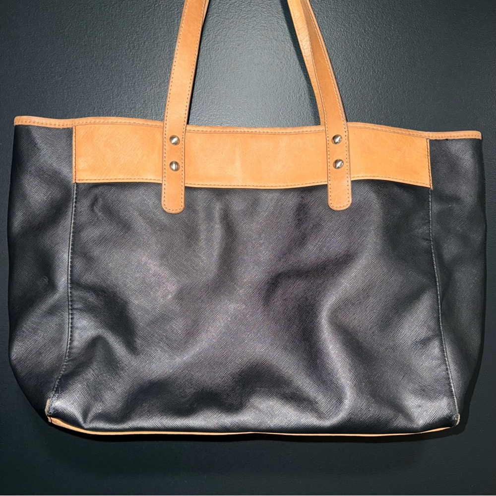 Fossil Audri Singnature Leather Shopper Tote Bag - Picture 11 of 16